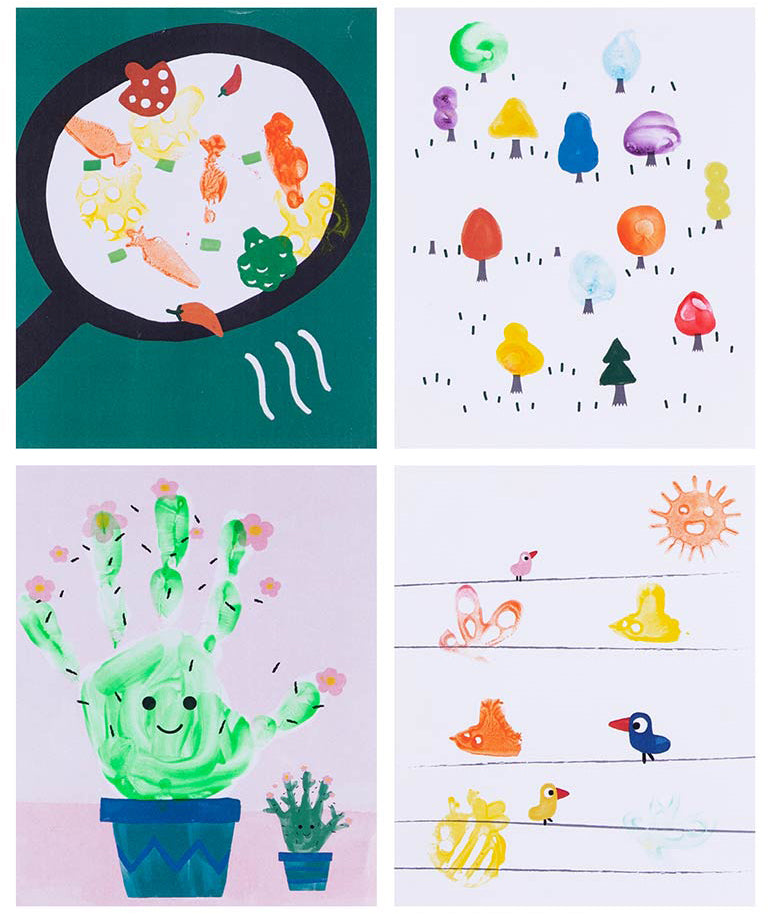 Tookyland Art Finger Paint Kit (24 Pcs).