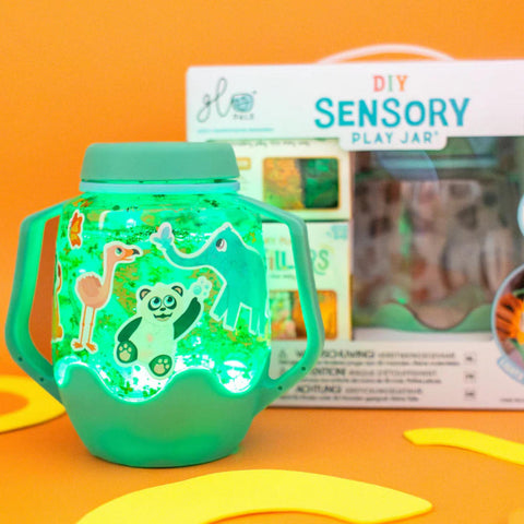 Glo Pals: DIY Sensory Play Jar - Zoo
