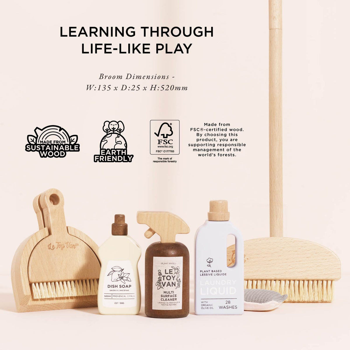 Le Toy Van Eco-Friendly Cleaning Set