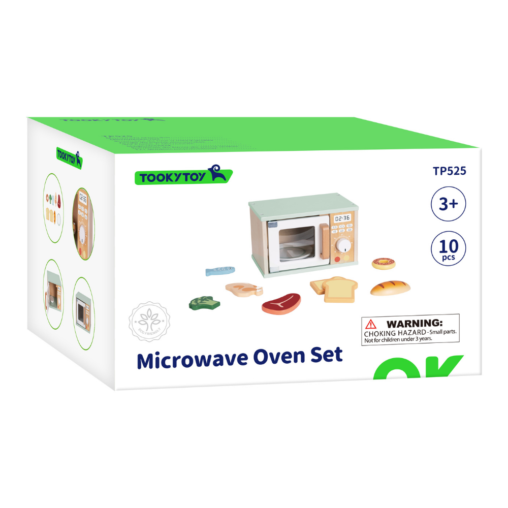 TookyToy – Pretend Play Microwave Oven Toy Set
