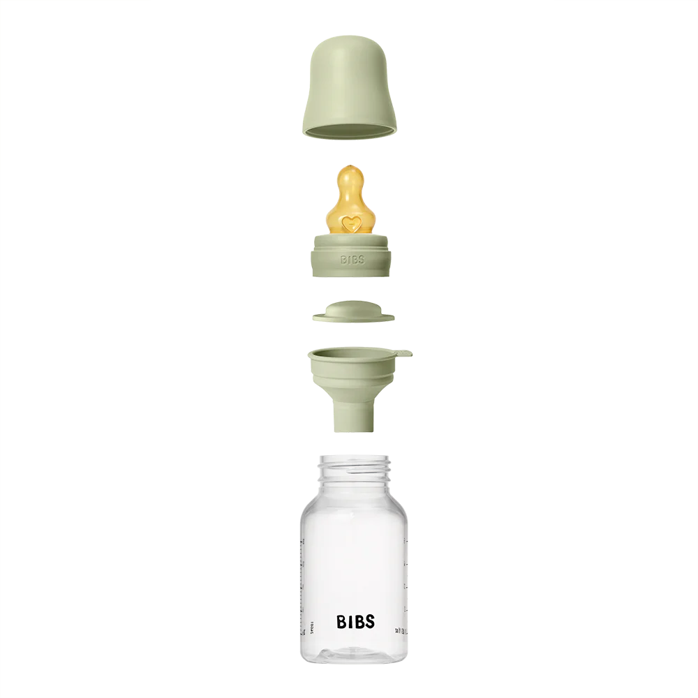 BIBS Baby Bottle 150ml Latex - Sage