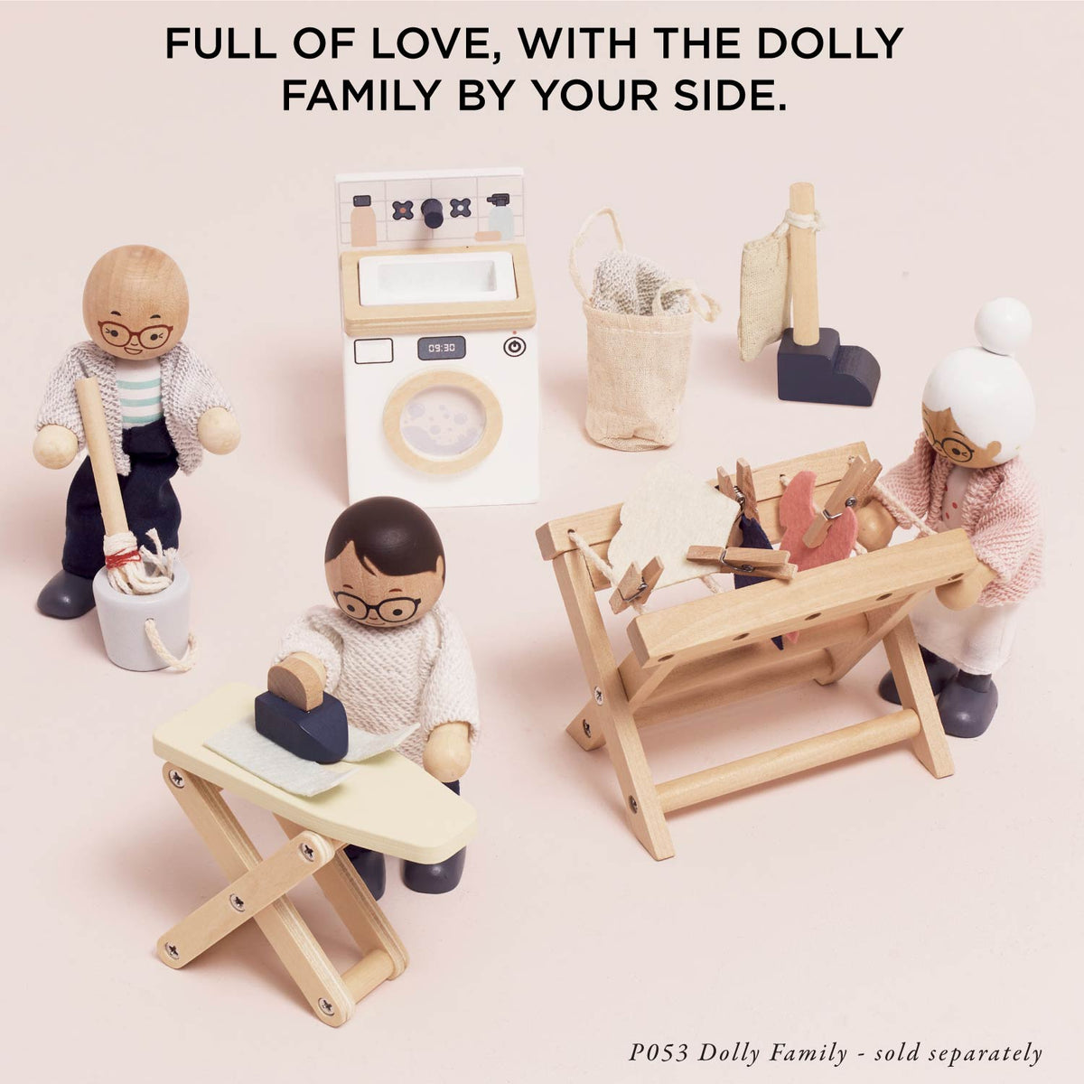 Le Toy Van  Wooden Dolls House Laundry Room