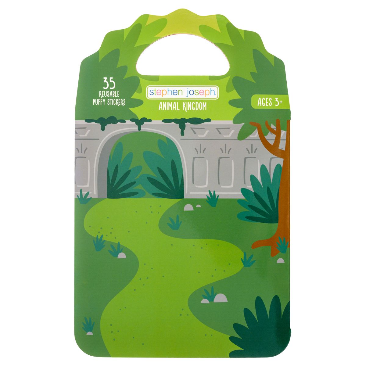 Stephen Joseph Reusable Puffy Stickers Zoo