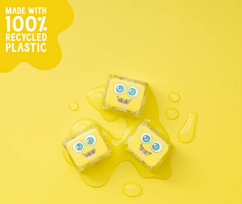 Glo Pals: Water Activated Light-Up Sensory Cubes - Alex (Yellow) 4pc