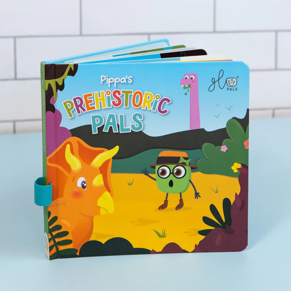 Glo Pals - Light Up Book 3-Pack - Pippa, Blair, and Alex (Dino, Weather, and Backyard)