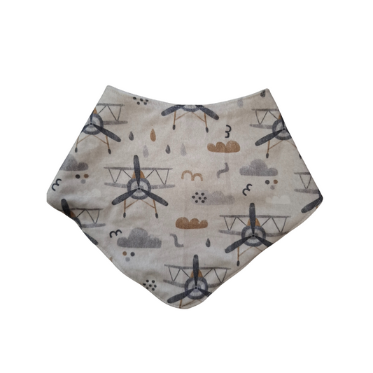 Aeroplane Baby Bandana Bib