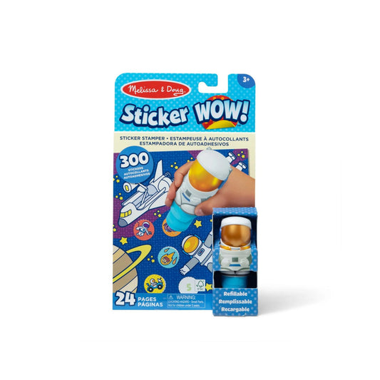 Melissa & Doug Sticker WOW! – Sticker Stamper & Activity Pad – Astronaut