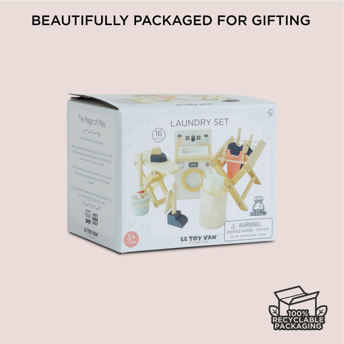 Le Toy Van  Wooden Dolls House Laundry Room