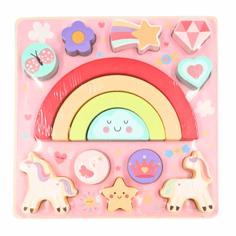 hi Pando – Wooden Puzzle Board – Fantasy Themed – 15pcs