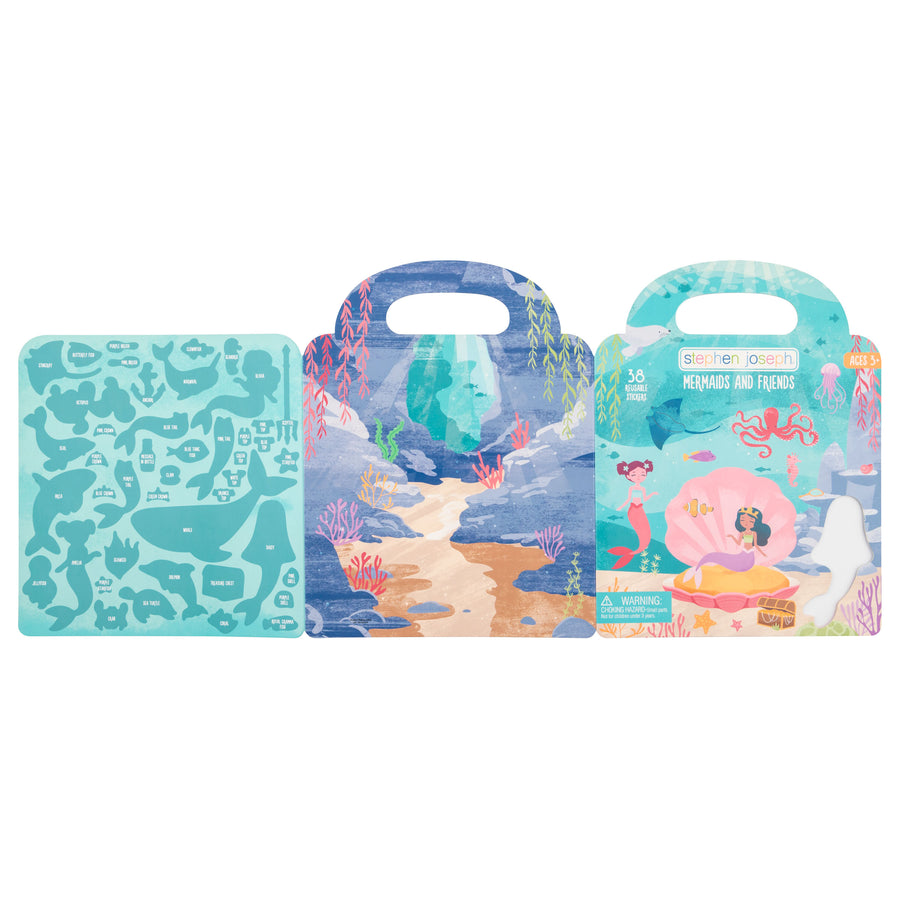 Stephen Joseph Reusable Sticker Book – Mermaids & Friends