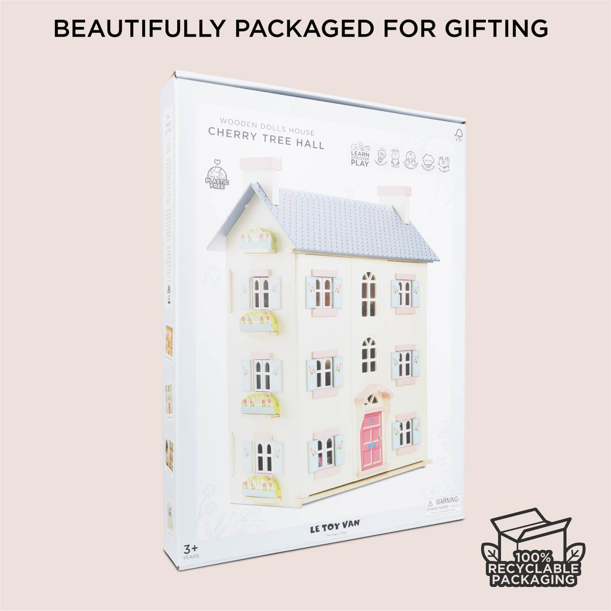 Le Toy Van Cherry Tree Hall Wooden Dolls House