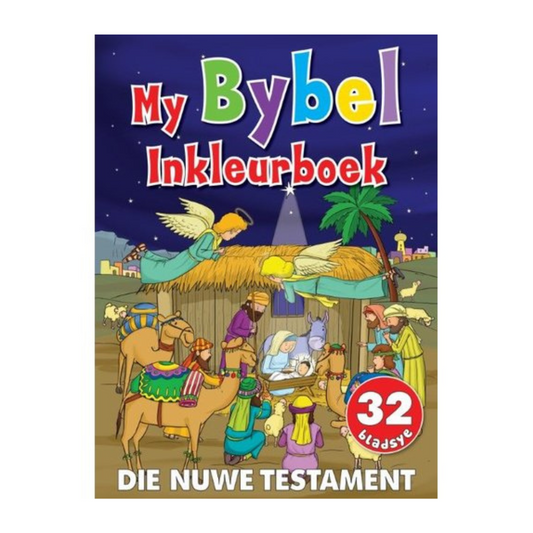 My Bybel Inkleurboek - Die Nuwe Testament (Afrikaans, Paperback)