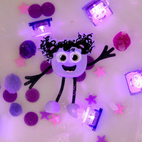 Glo Pals: Water Activated Light-Up Sensory Toys - Lumi (Purple) 3pc