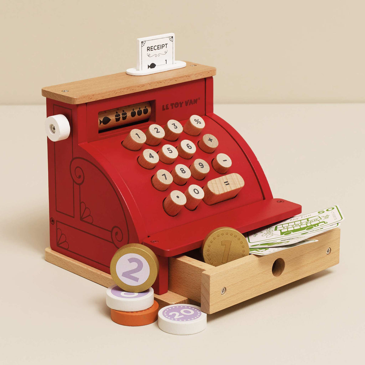 Le Toy Van Shop Till - Cash Register & Money