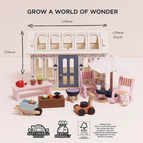 Le Toy Van Dolls House Conservatory Playset