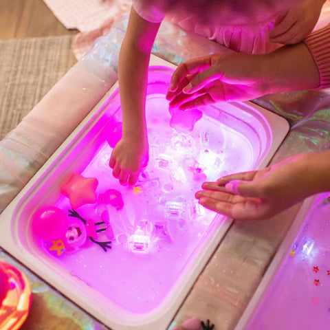 Glo Pals: Water Activated Light-Up Sensory Toys - Princess Ida (Pink) 3pc