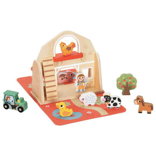 TookyToy - Farm Animals Story Box Play Set