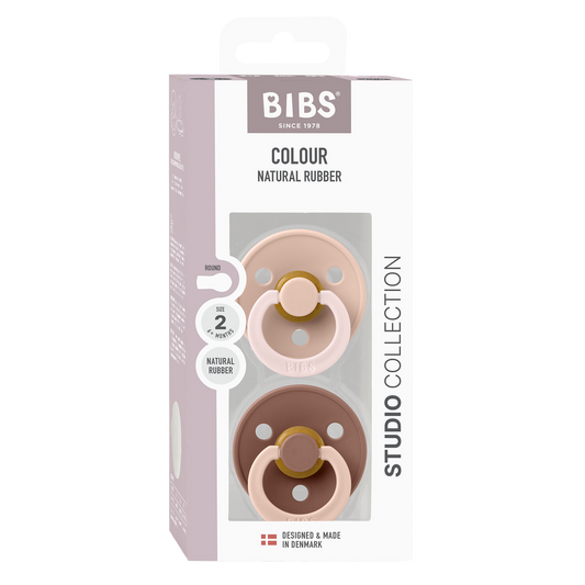BIBS Studio Fusion 2 Pack - Blush Woodchuck Mix