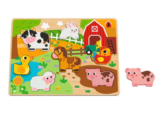 hi Pando Chunky Puzzle - Farm