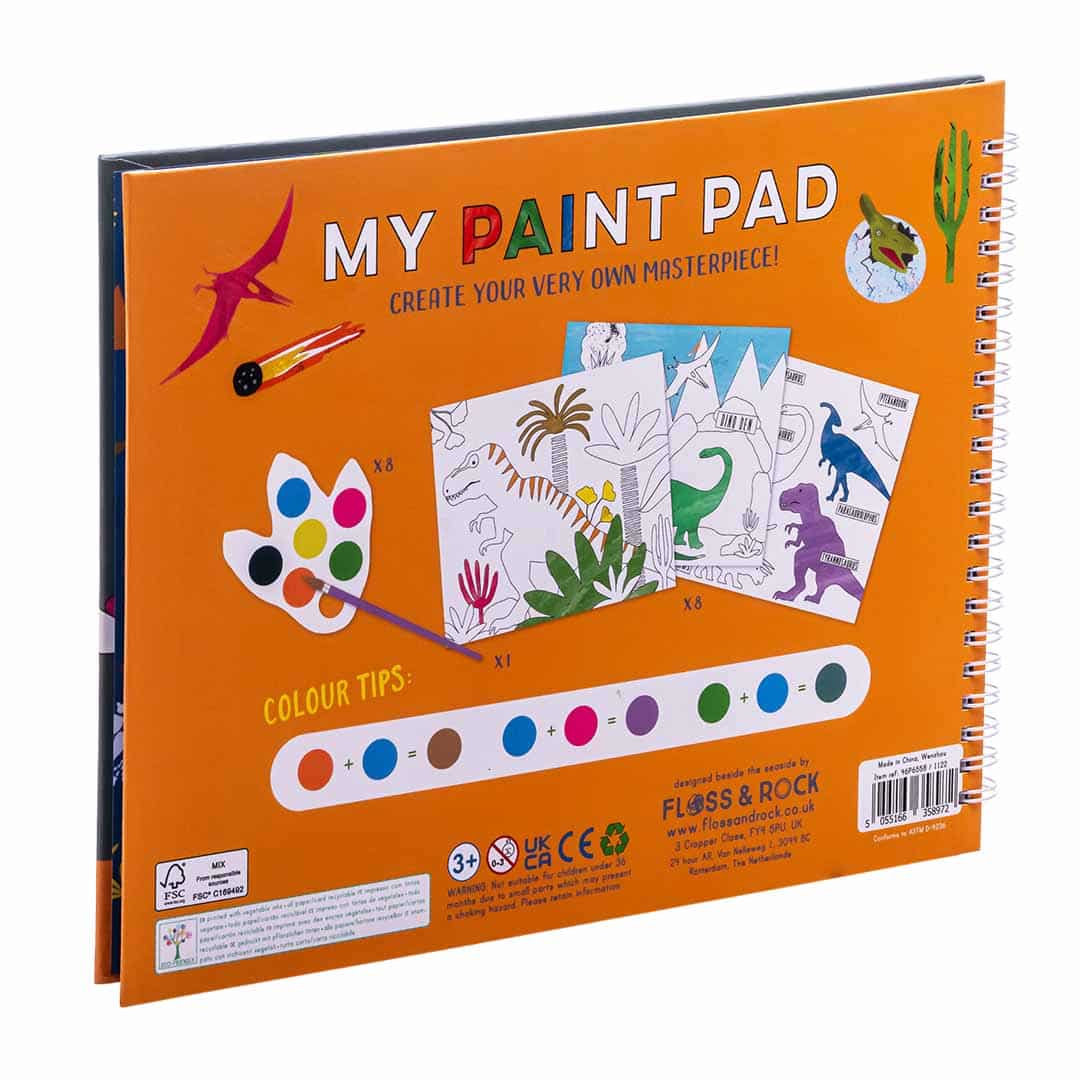 Floss & Rock Paint Pad Dinosaurs