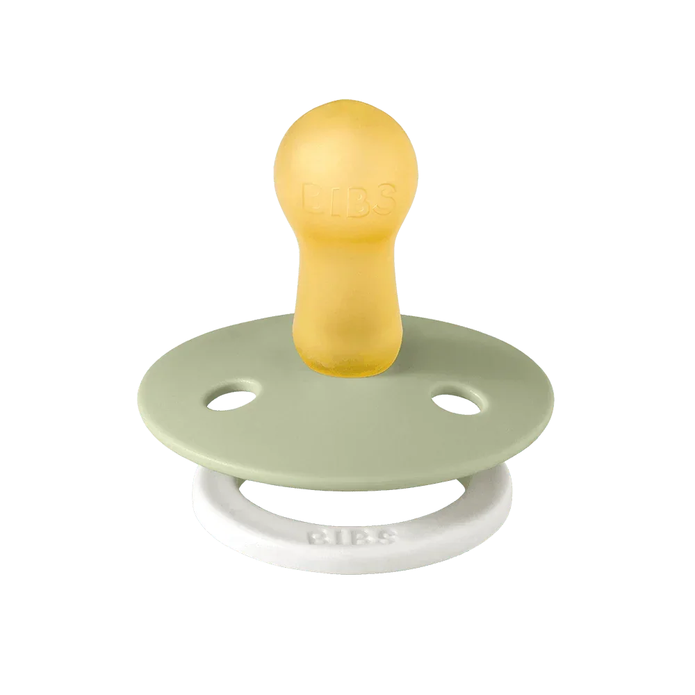 BIBS Colour Night GLOW 2 Pack - Cloud/ Sage