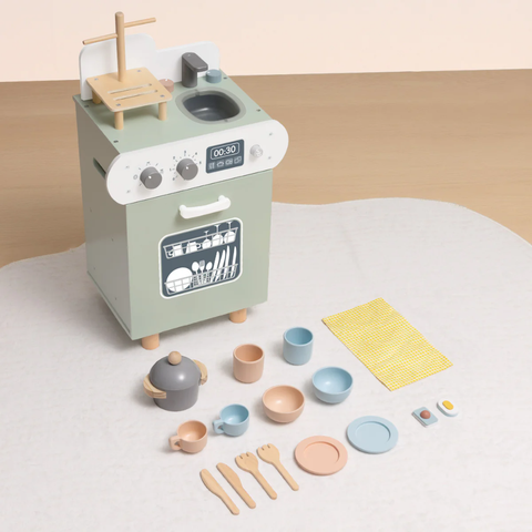 TookyToy – Pretend Play Dishwashing Machine Toy Set