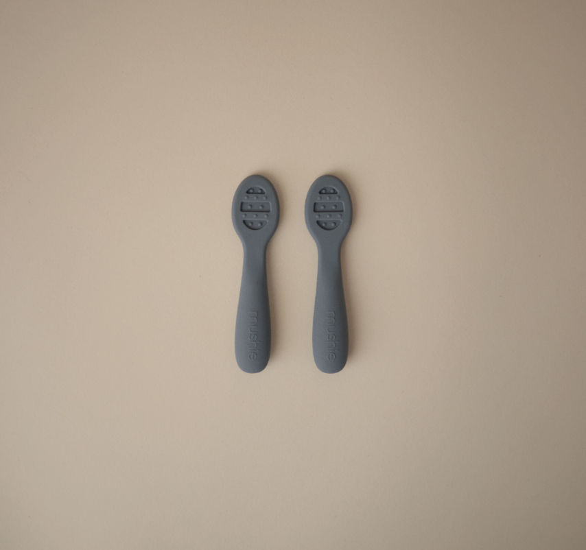 Mushie First Feeding Baby Spoons 2P