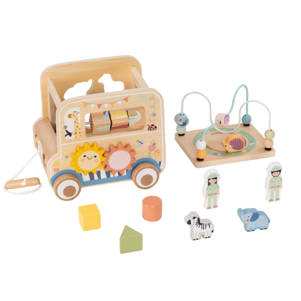 TookyToy - Hunting Vehicle Play Cube Activity Toy