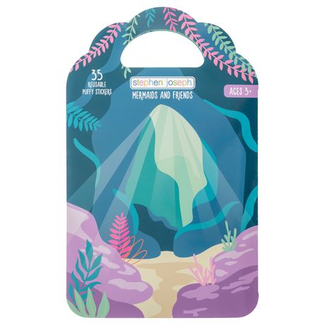 Stephen Joseph Reusable Puffy Stickers Mermaids and Friends