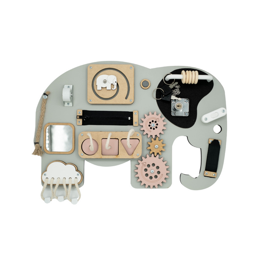 Kiani Ellie the Elephant Portable Activity Board Pink