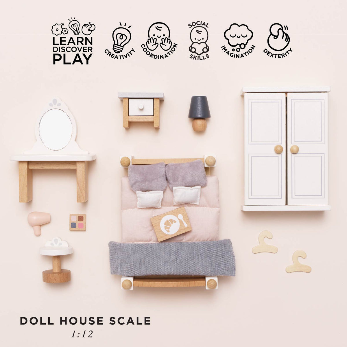 Le Toy Van Doll House Bedroom Set