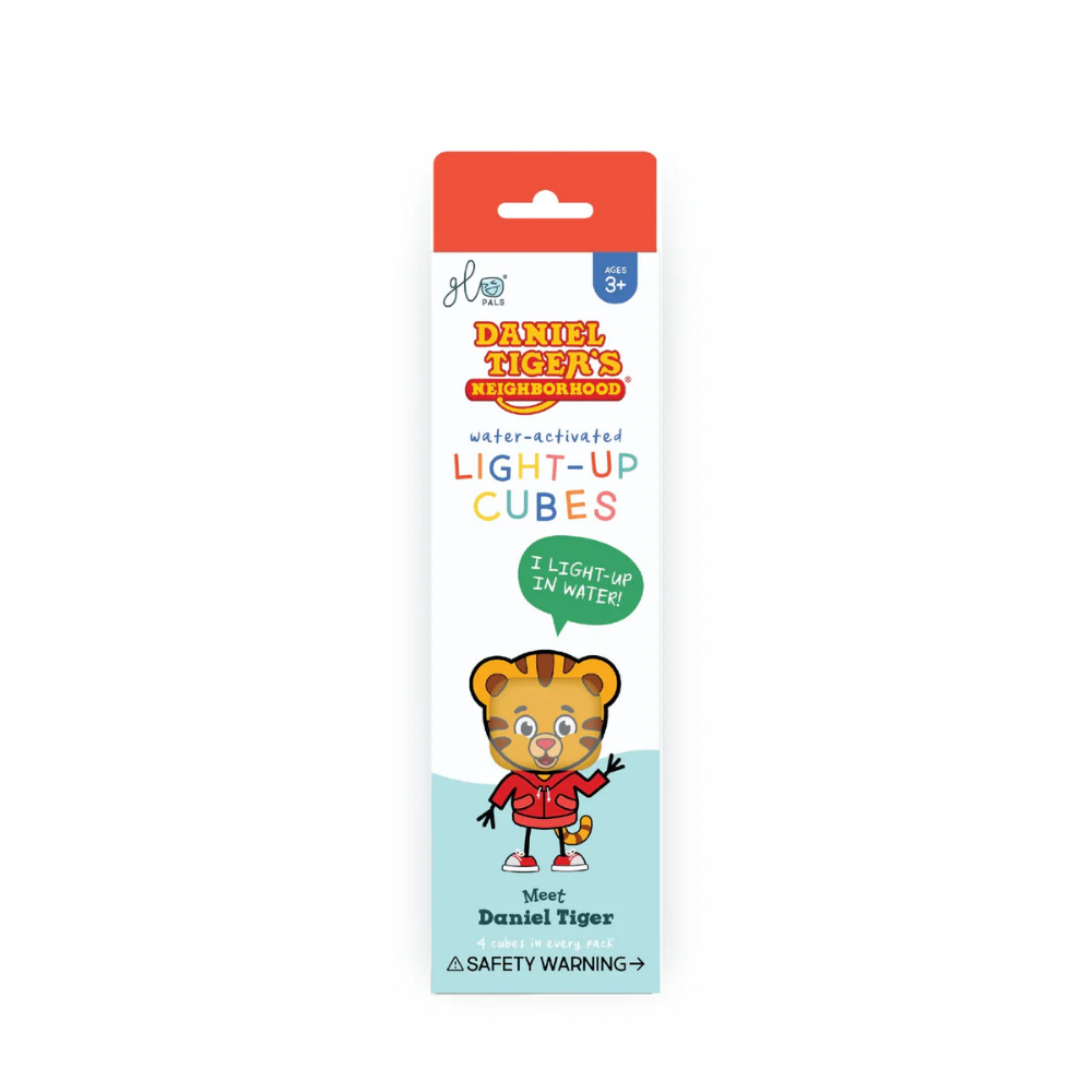 Glo Pals - Water Activated Light-Up Sensory Toys - Daniel Tiger (4 Pack