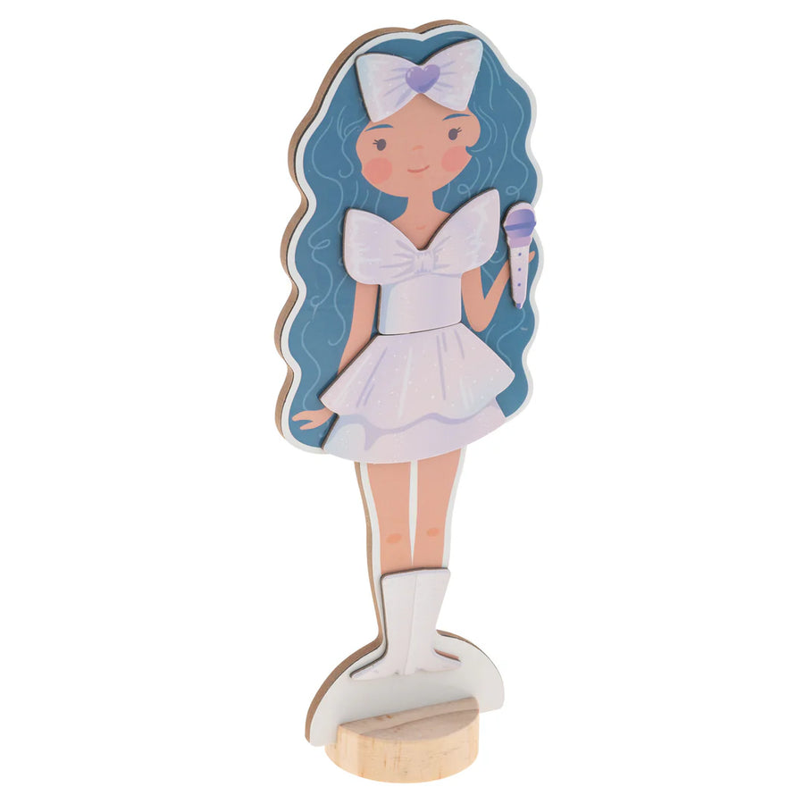 Stephen Joseph Magnetic Dress Up Doll-  Dreamer