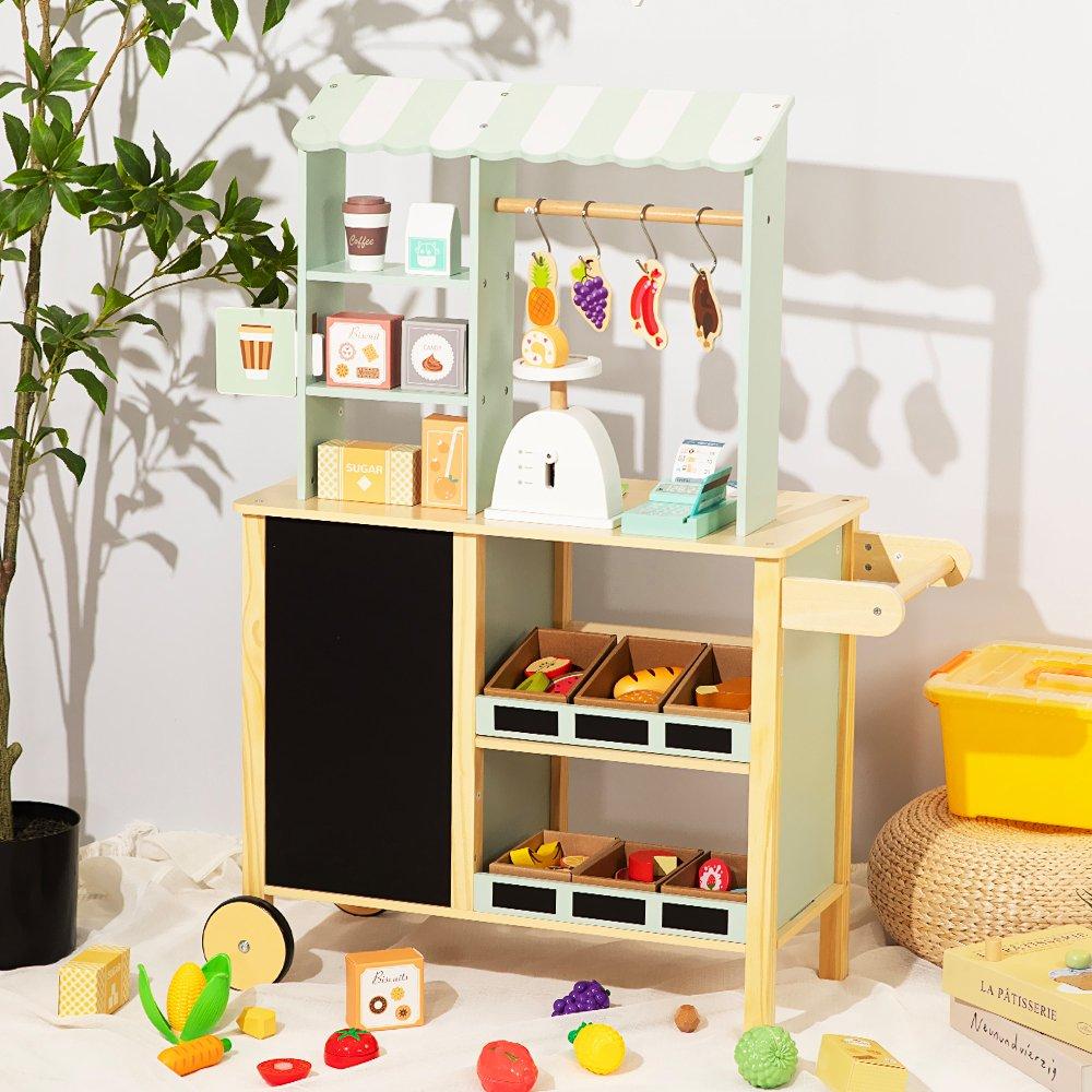 Tooky Toy Wooden Grocery Store