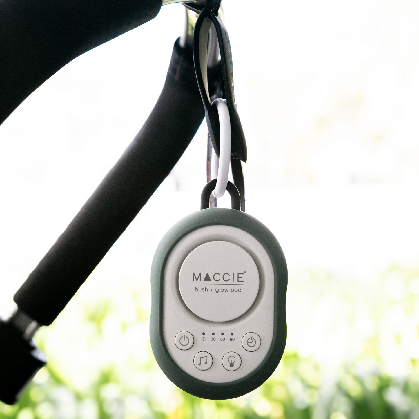 MACCIE hush + glow pod- portable white noise machine