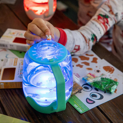 Glo Pals: DIY Sensory Play Jar - Zoo