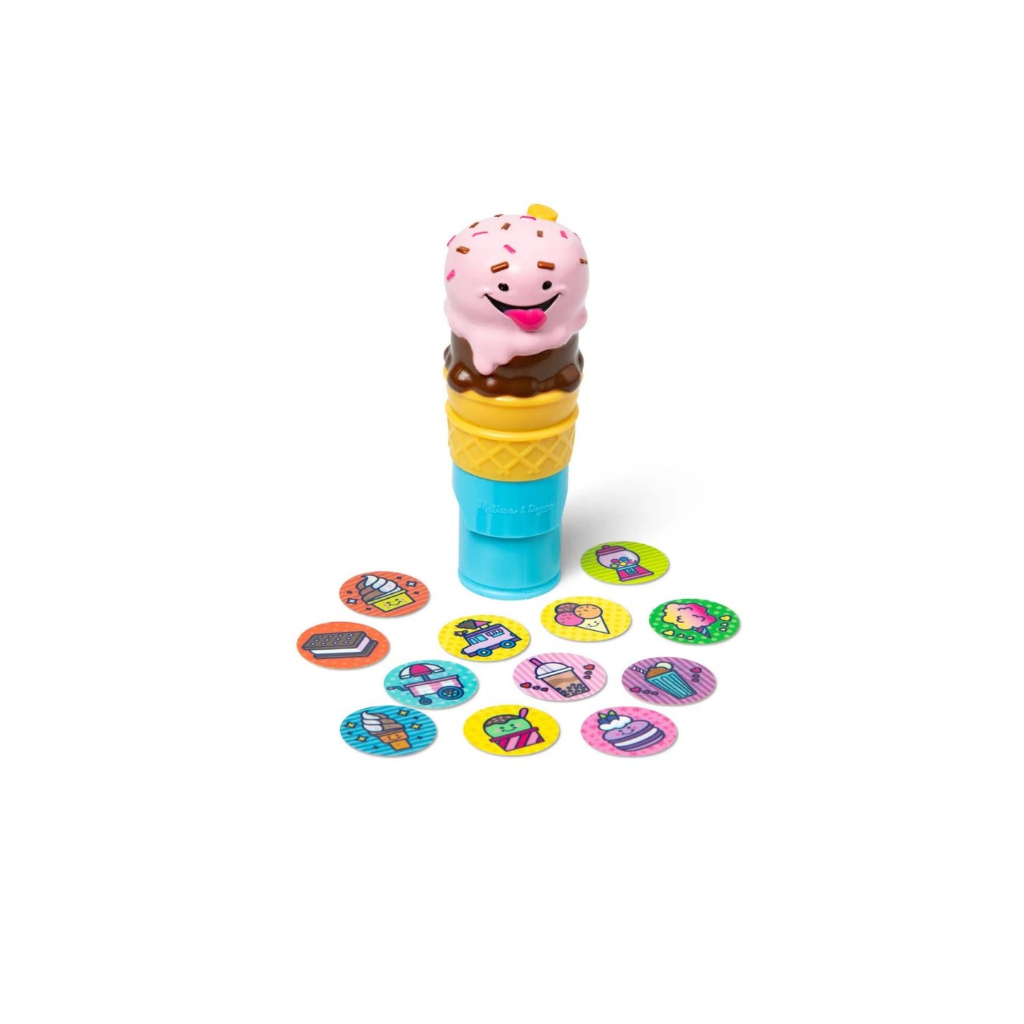 Melissa & Doug Sticker WOW! – Sticker Stamper & Activity Pad – Ice Cream