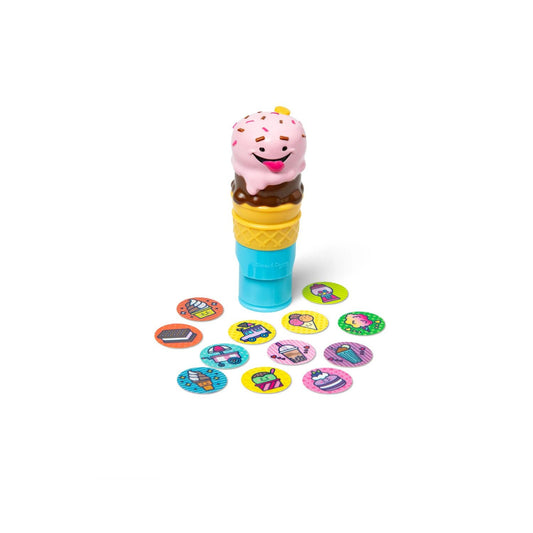 Melissa & Doug Sticker WOW! – Sticker Stamper & Activity Pad – Ice Cream