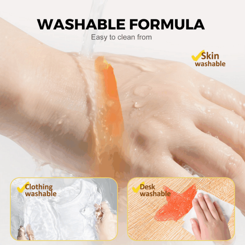 Jar Meló – Twistable Washable Glitter Crayons – 12 Colours