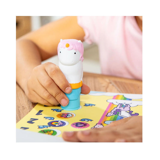 Melissa & Doug Sticker WOW! – Sticker Stamper & Activity Pad – Unicorn