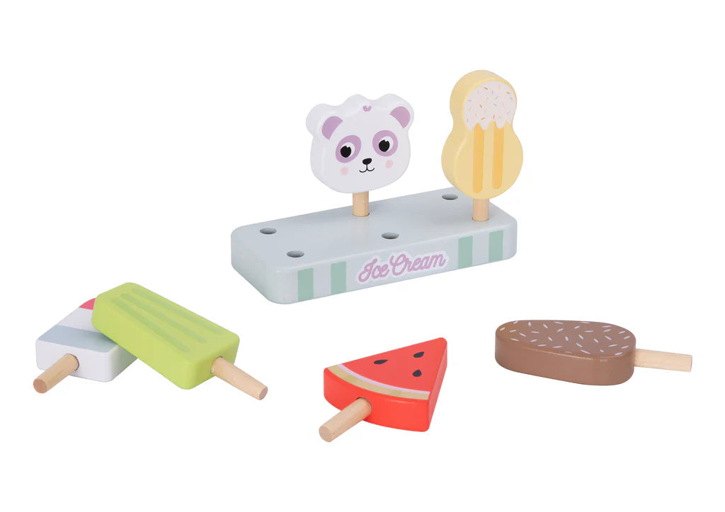 Wooden Ice Cream set