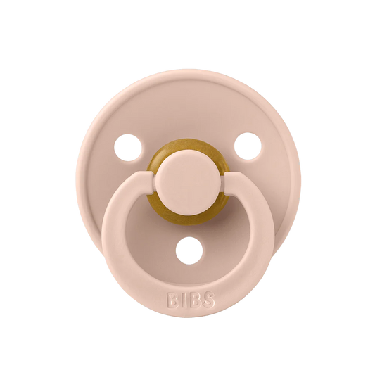 BIBS Colour Pacifiers / Dummies - Anotomical Blush