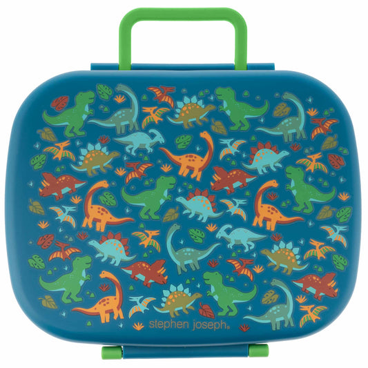 Stephen Joseph Bento Lunch Box with Removable Tray - Dino