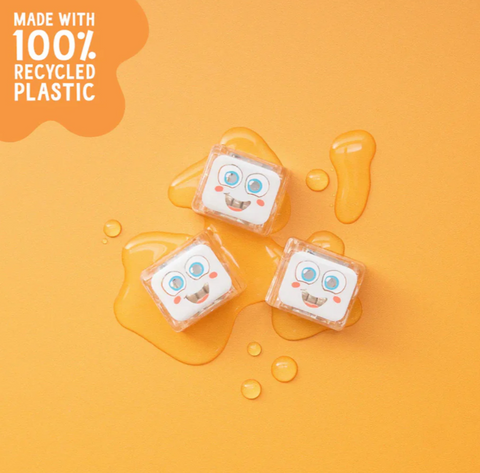 Glo Pals: Water Activated Light-Up Sensory Cubes - Party Pal (Multicoloured) 4pc