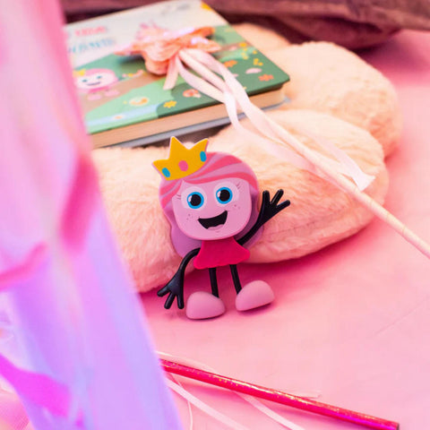 Glo Pals: Water Activated Light-Up Sensory Toys - Princess Ida (Pink) 3pc