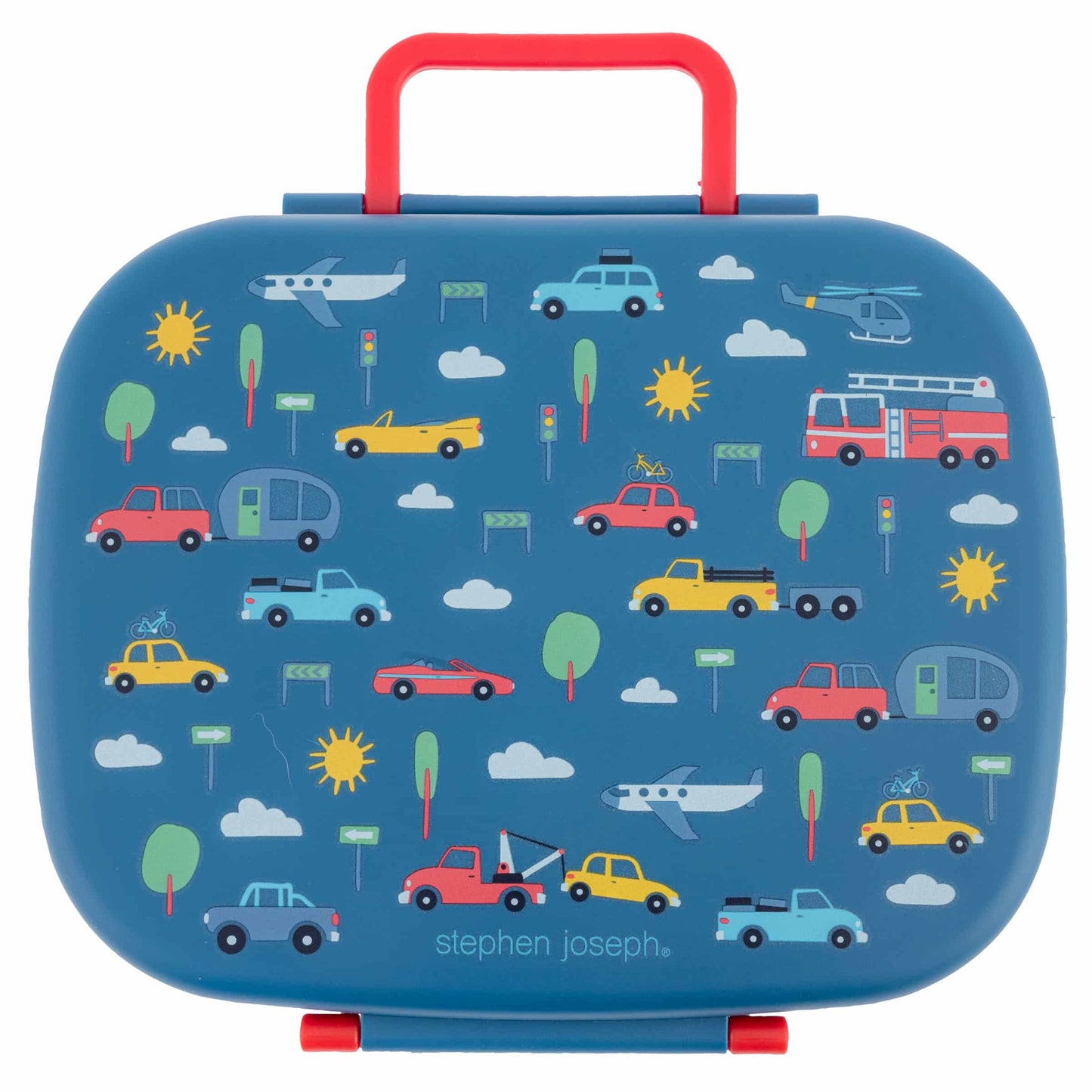 Stephen Joseph Bento Lunch Box with Removable Tray - Transport