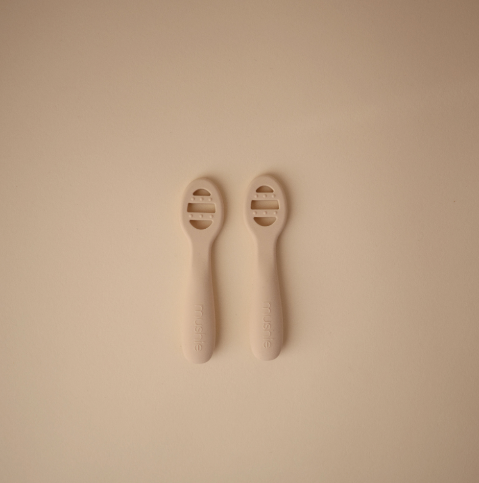 Mushie First Feeding Baby Spoons 2P