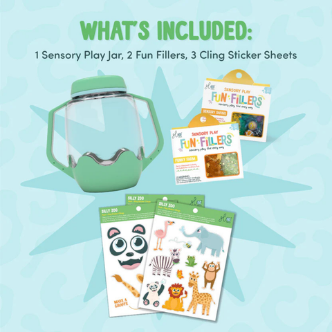 Glo Pals: DIY Sensory Play Jar - Zoo
