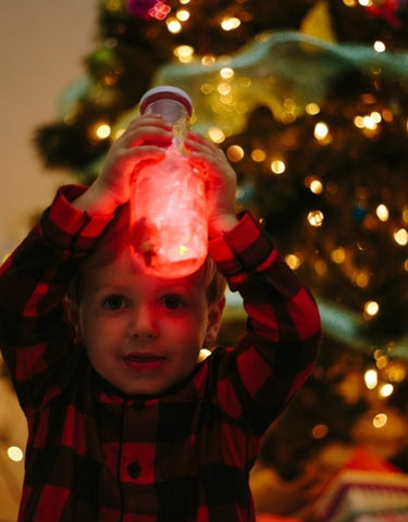 Glo Pals: Water Activated Light-Up Sensory Cubes - Sammy (Red) 4pc