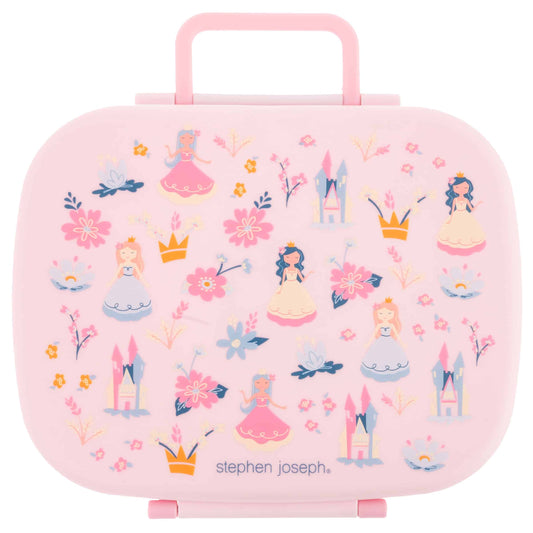 Stephen Joseph Bento Lunch Box with Removable Tray - Princess